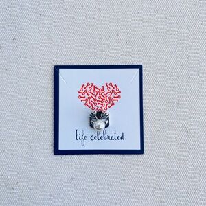 *Pearl Reindeer Charm* KEEP COLLECTIVE Silver